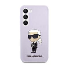 Karl Lagerfeld Karl Lagerfeld Silikonsko ohišje NFT Ikonik - Samsung Galaxy S23 (vijolično)