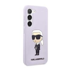 Karl Lagerfeld Karl Lagerfeld Silikonsko ohišje NFT Ikonik - Samsung Galaxy S23 (vijolično)