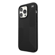 Speck Speck Presidio2 Grip - Ohišje proti drsenju za iPhone 14 Pro Max (črno / črno / belo)