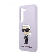 Karl Lagerfeld Karl Lagerfeld Silikonsko ohišje NFT Ikonik - Samsung Galaxy S23 (vijolično)