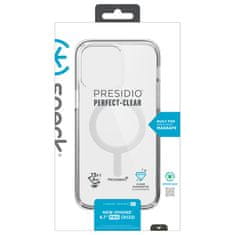 Speck Speck Presidio Perfect-Clear + MagSafe - Ohišje za iPhone 14 Pro Max s prevleko MICROBAN (prozorno)