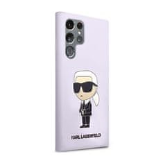 Karl Lagerfeld Karl Lagerfeld Silikon NFT Ikonik - Ohišje za Samsung Galaxy S23 Ultra (vijolično)