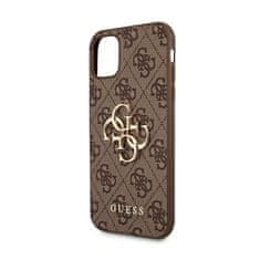 Guess Guess 4G Big Metal Logo - Ohišje za iPhone 11 Pro (rjavo)