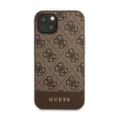 Guess Guess 4G Bottom Stripe Collection - Ohišje za iPhone 13 (rjavo)