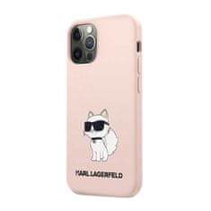 Karl Lagerfeld Karl Lagerfeld Silikonski etui NFT Choupette - iPhone 12 / iPhone 12 Pro (roza)