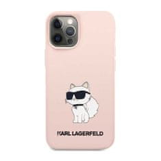 Karl Lagerfeld Karl Lagerfeld Silikonski etui NFT Choupette - iPhone 12 / iPhone 12 Pro (roza)