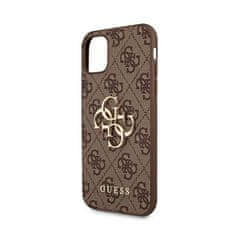 Guess Guess 4G Big Metal Logo - Ohišje za iPhone 11 Pro Max (rjavo)