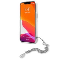 Guess Guess Peony Chain Handle - Ohišje za iPhone 13 Pro Max (srebrno)