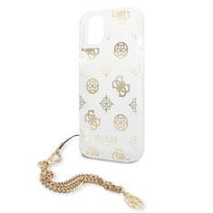 Guess Guess Peony Chain Handle - Ohišje za iPhone 13 (zlato)