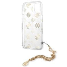 Guess Guess Peony Chain Handle - Ohišje za iPhone 13 (zlato)