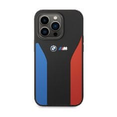 Bmw BMW Silicone Blue&Red Stripes M Collection - Etui iPhone 15 Pro (czarny)