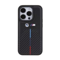 Bmw BMW Stamped Tricolor Stripe - Etui iPhone 15 Pro Max (czarny)