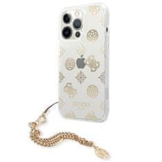 Guess Guess Peony Chain Handle - Ohišje za iPhone 13 Pro (zlato)