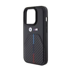 Bmw BMW Stamped Tricolor Stripe - Etui iPhone 15 Pro Max (czarny)