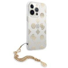 Guess Guess Peony Chain Handle - Ohišje za iPhone 13 Pro (zlato)