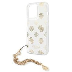 Guess Guess Peony Chain Handle - Ohišje za iPhone 13 Pro (zlato)