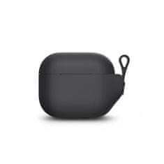 Moshi Moshi Pebbo - Ovitek za AirPods 3 s snemljivim zapestnim trakom (Shadow Black)