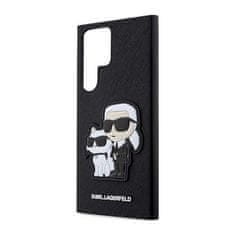 Karl Lagerfeld Karl Lagerfeld NFT Saffiano Karl &amp; Choupette - Ovitek za Samsung Galaxy S23 Ultra (črn)