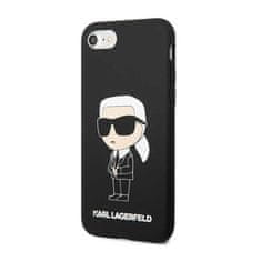 Karl Lagerfeld Karl Lagerfeld Silikon NFT Ikonik - Ohišje za iPhone SE (2022 / 2020) / 8 / 7 (črno)