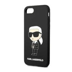 Karl Lagerfeld Karl Lagerfeld Silikon NFT Ikonik - Ohišje za iPhone SE (2022 / 2020) / 8 / 7 (črno)