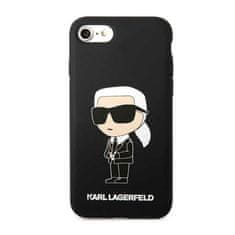 Karl Lagerfeld Karl Lagerfeld Silikon NFT Ikonik - Ohišje za iPhone SE (2022 / 2020) / 8 / 7 (črno)