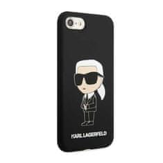 Karl Lagerfeld Karl Lagerfeld Silikon NFT Ikonik - Ohišje za iPhone SE (2022 / 2020) / 8 / 7 (črno)