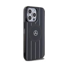 MERCEDES Mercedes Double Layer Crossed Lines MagSafe - Etui iPhone 15 Pro Max (czarny)