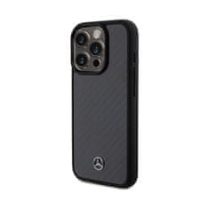 MERCEDES Mercedesovo ohišje Carbon Fiber Dynamic - iPhone 15 Pro (črno)