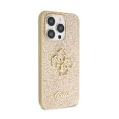 Guess Ohišje Guess Glitter Script Big 4G - iPhone 14 Pro Max (zlato)