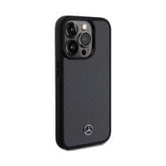 MERCEDES Mercedesovo ohišje Carbon Fiber Dynamic - iPhone 15 Pro (črno)