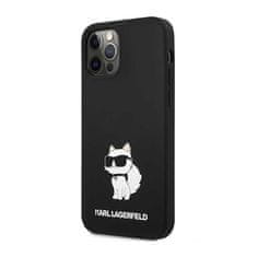 Karl Lagerfeld Karl Lagerfeld Silikonsko ohišje NFT Choupette - iPhone 12 / iPhone 12 Pro (črno)