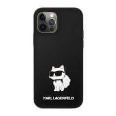 Karl Lagerfeld Karl Lagerfeld Silikonsko ohišje NFT Choupette - iPhone 12 / iPhone 12 Pro (črno)