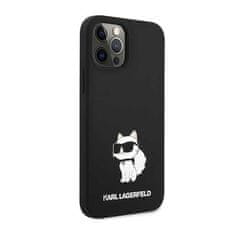 Karl Lagerfeld Karl Lagerfeld Silikonsko ohišje NFT Choupette - iPhone 12 / iPhone 12 Pro (črno)