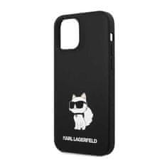 Karl Lagerfeld Karl Lagerfeld Silikonsko ohišje NFT Choupette - iPhone 12 / iPhone 12 Pro (črno)