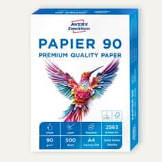 Avery Zweckform univerzalen papir 2563, 90 g, 500 listov, A4, za laserske in inkjet tiskalnike