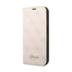 Guess Guess 4G kovinski ovitek z obrisom kamere - ovitek za iPhone 14 (roza)