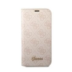 Guess Guess 4G kovinski ovitek z obrisom kamere - ovitek za iPhone 14 (roza)