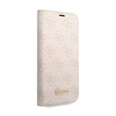 Guess Guess 4G kovinski ovitek z obrisom kamere - ovitek za iPhone 14 (roza)