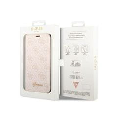 Guess Guess 4G kovinski ovitek z obrisom kamere - ovitek za iPhone 14 (roza)