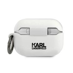 Karl Lagerfeld Karl Lagerfeld Silikon RSG - Ovitek za AirPods Pro (bel)