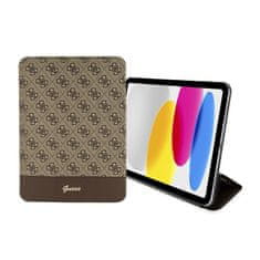 Guess Guess 4G Stripe Allover - etui za iPad 10,9" (2022) (rjav)