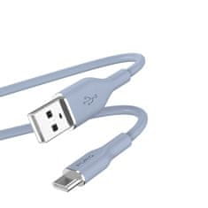 Puro PURO ICON Soft Cable - Kabel USB-A do USB-C 1,5 m (prašno modra)