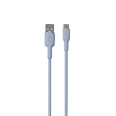 Puro PURO ICON Soft Cable - Kabel USB-A do USB-C 1,5 m (prašno modra)