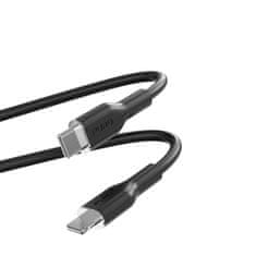 Puro PURO ICON Soft Cable - kabel USB-C do Lightning s certifikatom MFi 1,5 m (črn)