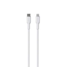 Puro PURO ICON Soft Cable - kabel USB-C do Lightning s certifikatom MFi 1,5 m (bel)