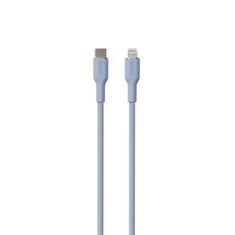 Puro PURO ICON Soft Cable - kabel USB-C do Lightning s certifikatom MFi 1,5 m (prašno modra)