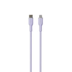 Puro PURO ICON Soft Cable - kabel USB-C do Lightning s certifikatom MFi 1,5 m (Tech Lavender)