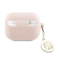 Guess Guess 3D gumijast 4G diamantni okras - etui za AirPods Pro 2 (roza)