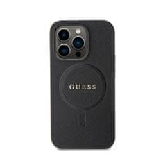 Guess Guess Saffiano MagSafe - Ohišje za iPhone 15 Pro Max (črno)