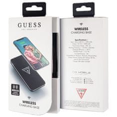 Guess Guess Wireless Charging Base - Univerzalni brezžični induktivni polnilnik, 5 W, 1 A (črn)